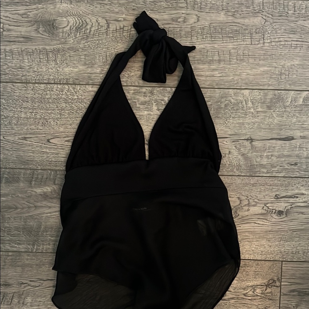 Urban Black Halter Top
